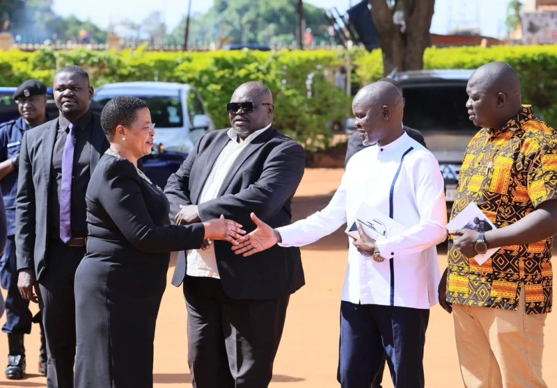 Speaker Anita Among Joins Mourners in Gulu for Funeral of Mzee Nathan Okori Adiyo
